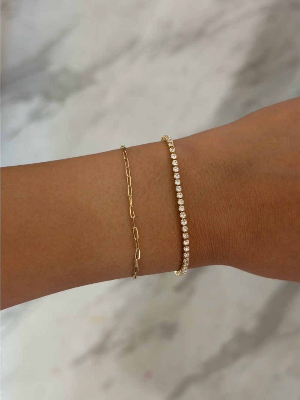 Gold Dimond Tennis Bracelet (Tennis Bracelet Only!!)